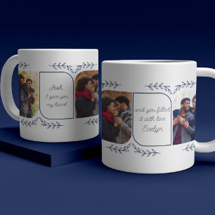 Echtgenoot 3 Verticale Foto Liefdevolle Woorden Bo Koffiemok