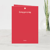 Echtgenoot 50ste verjaardag we maakte het rood kaart (Achterkant)