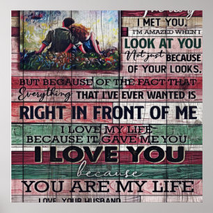 Echtgenoot aan mijn vrouw brief   Offertes voor li Poster