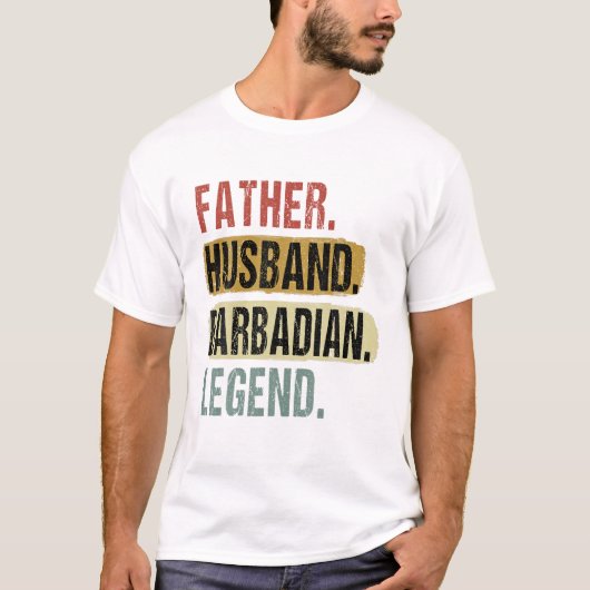 Echtgenoot Barbadian Legend T-shirt (Voorkant)