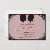 Echtgenoot Custom Gay Wedding RSVP-kaarten Kaart (Voorkant)