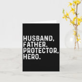 Echtgenoot Daddy Protector Held Vader Vaderdag 202 Kaart (Gele Bloem)