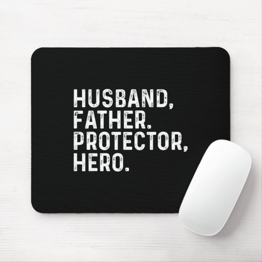 Echtgenoot Daddy Protector Held Vader Vaderdag 202 Muismat (Met muis)