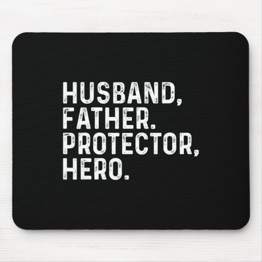 Echtgenoot Daddy Protector Held Vader Vaderdag 202 Muismat (Voorkant)