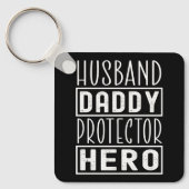 Echtgenoot Daddy Protector Hero Veteran Papa Sleutelhanger (Voorkant)
