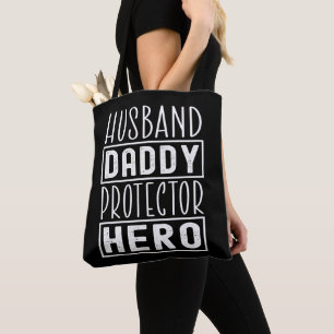 Echtgenoot Daddy Protector Hero Veteran Papa Tote Bag