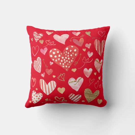 Echtgenoot Definitie Script Rode Liefde Hart Kussen (Achterkant)