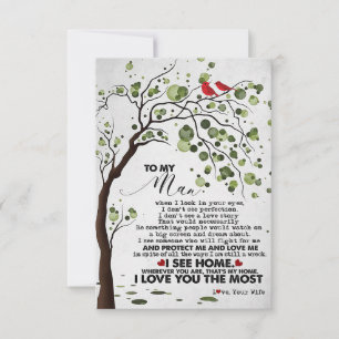 Echtgenoot Die Ik Zo Heel Erg Liefheb RSVP Kaartje