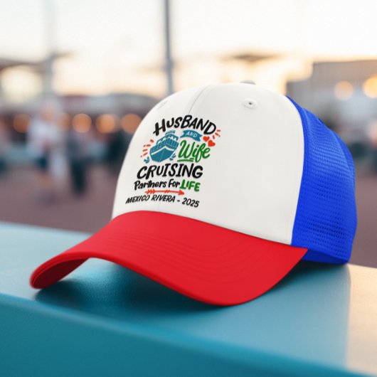 Echtgenoot Echtgenote Cruising Partners Hut Deur  Trucker Pet