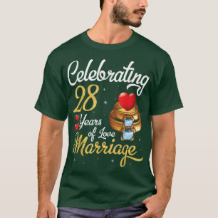 Echtgenoot & Echtgenote vieren 28 jaar liefde Huwe T-shirt