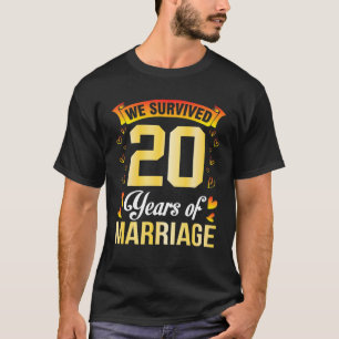 Echtgenoot echtgenote, we hebben 20 jaar van Marri T-shirt