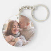 Echtgenoot Eigen vrouw Aangepaste foto Echtgenoot  Sleutelhanger (Achterkant)