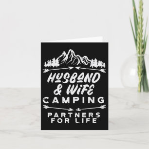 Echtgenoot en Echtgenote Camping Matching Paar Cam Kaart