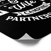 Echtgenoot en echtgenote Camping Partners voor een Poster (Hoek)