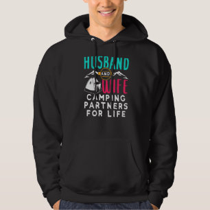 Echtgenoot en echtgenote Camping Partners voor het Hoodie