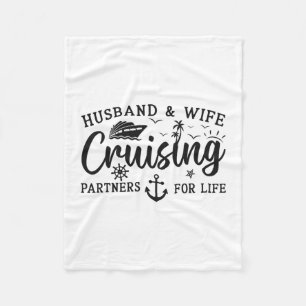 Echtgenoot En Echtgenote Cruise 2025 Matching Kopp Fleece Deken
