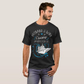 Echtgenoot en echtgenote cruisepartners voor life  t-shirt (Voorkant volledig)