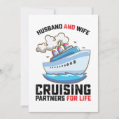 Echtgenoot en echtgenote die partners voor het lev kaart (Voorkant)