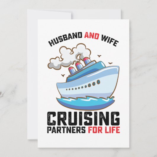 Echtgenoot en echtgenote die partners voor het lev kaart (Voorkant)