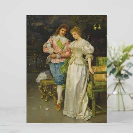 Echtgenoot en Vrouw Betrothed (Huwelijk en Huwelij Kaart (Staand voorkant)