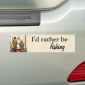  echtgenoot en vrouw met tuinbouwmiddelen bumpersticker (Op auto)