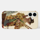  echtgenoot en vrouw met tuinbouwmiddelen Case-Mate iPhone case (Achterkant (horizontaal))