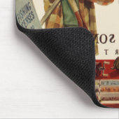 echtgenoot en vrouw met tuinbouwmiddelen muismat (Hoek)