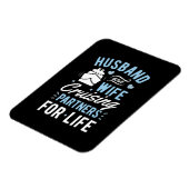 Echtgenoot en vrouw tijdens cruise van Partner Lif Magneet (Linkerzijde)