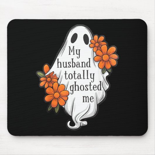 Echtgenoot Ghostde Grappig Halloween Kostuum Spook Muismat (Voorkant)
