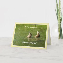 Echtgenoot Happy Jubileum Leuke Funny Ducks Kaart