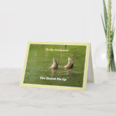 Echtgenoot Happy Jubileum Leuke Funny Ducks Kaart (Voorkant)
