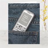 echtgenoot Happy Vaderdag Kaart (Gele Bloem)