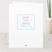 echtgenoot Happy Vaderdag Kaart (Achterkant)