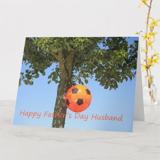 echtgenoot Happy Vaderdag Kaart (Gele Bloem)