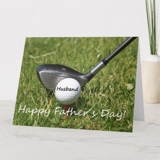 echtgenoot Happy Vaderdag Kaart (Voorkant)