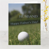 echtgenoot Happy Vaderdag Kaart (Gele Bloem)