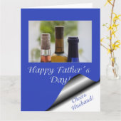 echtgenoot Happy Vaderdag Kaart (Gele Bloem)