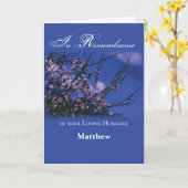 Echtgenoot Herdenking op Jubileum van de dood Kaart (Gele Bloem)