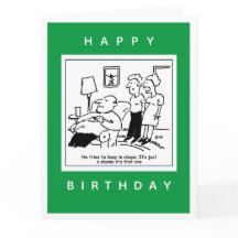 Echtgenoot houdt graag Cartoon in vorm