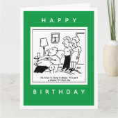 Echtgenoot houdt graag Cartoon in vorm Kaart (Voorkant)