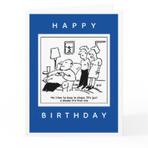 Echtgenoot houdt graag Cartoon in vorm