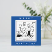 Echtgenoot houdt graag in de vorm van Cartoon Kaart (Staand voorkant)