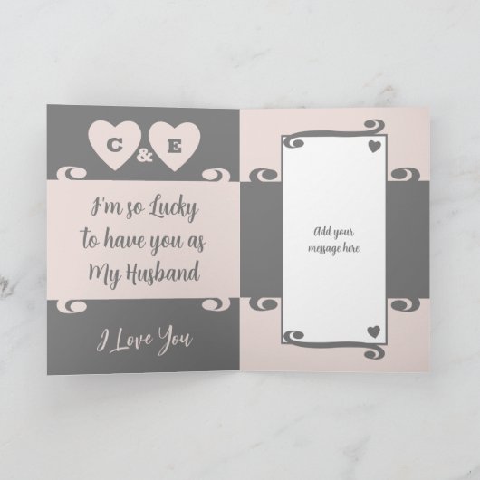 Echtgenoot houdt van je diamant 60ste verjaardag r kaart (Binnen)