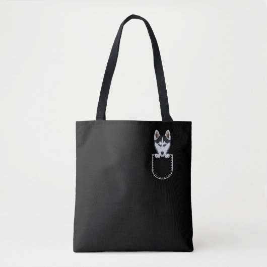 Echtgenoot in de borst tote bag (Voorkant)
