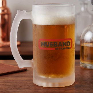 Echtgenoot in Opleiding - Humoristisch Idee voor V Matglas Bierpul