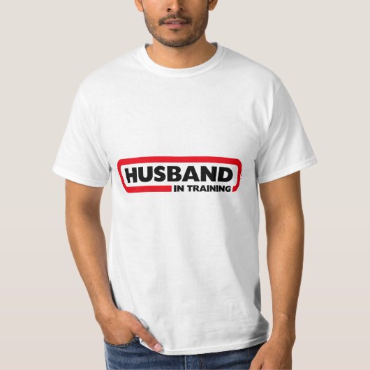 Echtgenoot in opleiding - Valentijnsdag Humor T-shirt (Voorkant)