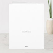 Echtgenoot in Shock bij Wife's Spending Spree Cart Kaart (Achterkant)