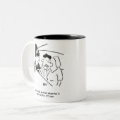 Echtgenoot is een Drink-chauffeur Tweekleurige Koffiemok (Voorkant links)