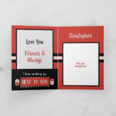 Echtgenoot Jubileum elke dag is speciaal rood Kaart (Binnen)