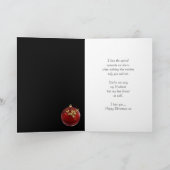 Echtgenoot Kerst Kaart - Sneeuwman in hart en nier (Binnen)